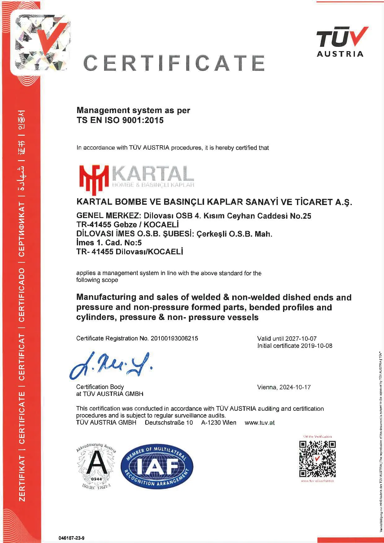 Certificate 11